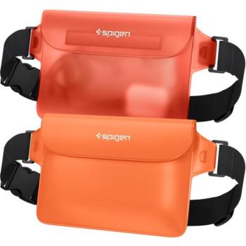 Spigen Aqua Shield vízálló táska, narancssárga A620 (2db) kép