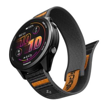 Spigen Athlex Garmin Quick Release 22mm Active szíj, fekete / narancs kép