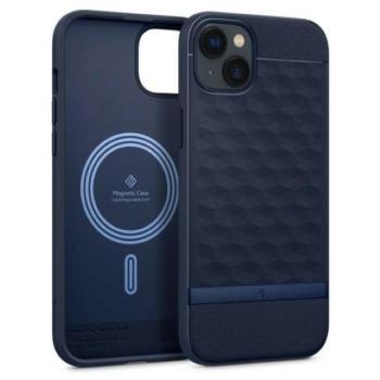 Spigen Caseology Parallax MAG iPhone 14 Plus Magsafe Midnight Blue tok kép