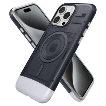 Spigen Classic C1 MagFit Apple iPhone 15 Pro tok, MagSafe Grafit, szürke kép