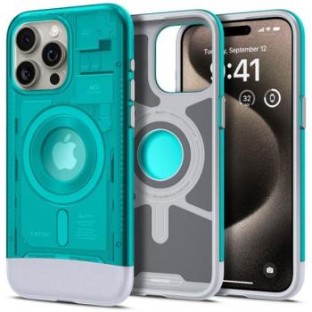 Spigen Classic C1 MagFit Apple iPhone 15 Pro tok, MagSafe, kék kép