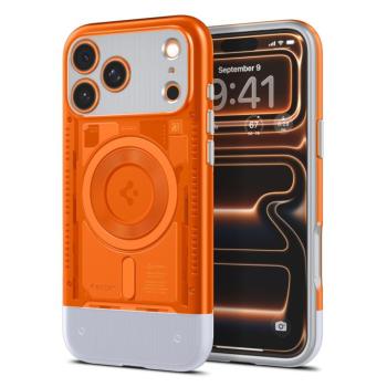 Spigen Classic C1 MagFit Apple iPhone 17 Pro Max tok, MagSafe, Tangerine, narancs kép
