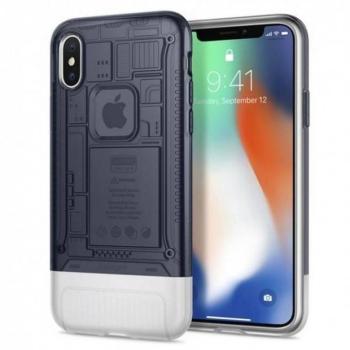 Spigen Classic C1 tok iPhone X - grafitszürke kép