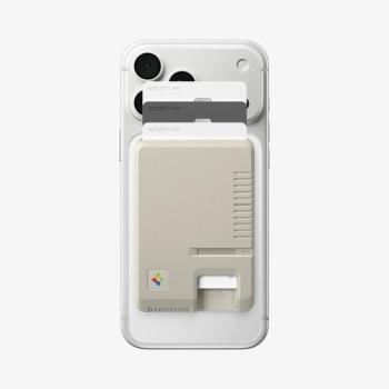 Spigen Classic LS MagFit kártyatartó, MagSafe, bézs kép