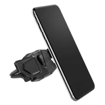 SPIGEN CLICK R AIR autós tartó (szellőzőre, 360°-ban forgatható, automata, 2.3-3.5&quot; méret) FEKETE Asus Zenfone 3 Max (ZC520TL), Samsung Galaxy A3 (2017) SM-A320F, Samsung Galaxy A5 (2017) kép