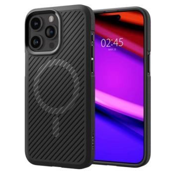 Spigen Core Armor MagFit Apple iPhone 15 Pro Max tok, Matte Black MagSafe, fekete kép