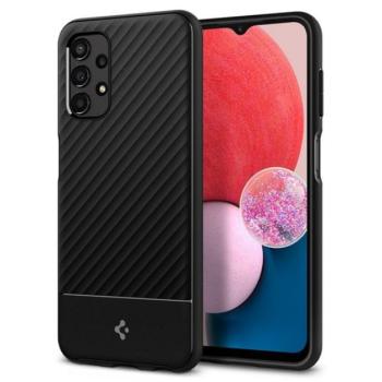SPIGEN CORE ARMOR szilikon telefonvédő (közepesen ütésálló, kamera védelem, csíkos minta) FEKETE Samsung Galaxy A13 4G (SM-A135F / A137F) kép