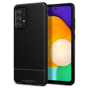 SPIGEN CORE ARMOR szilikon telefonvédő (közepesen ütésálló, kamera védelem, csíkos minta) FEKETE Samsung Galaxy A72 4G (SM-A725F), Samsung Galaxy A72 5G (SM-A726F) kép