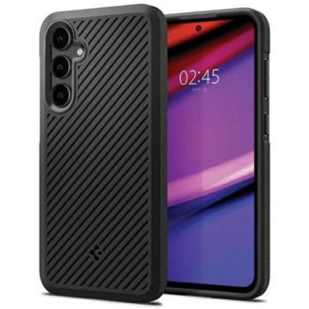 SPIGEN CORE ARMOR szilikon telefonvédő (ütésállóság, kameravédő, csíkos) FEKETE Samsung Galaxy S23 FE (SM-S711) kép