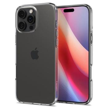 SPIGEN CRYSTAL FLEX szilikon telefonvédő (ütésállóság, légpárnás sarok) ÁTLÁTSZÓ Apple iPhone 16 Pro Max kép
