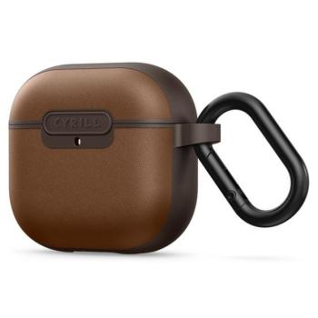 Spigen Cyrill Kajuk AirPods 4 tok, Saddle Brown, barna kép