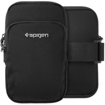 Spigen Dynamic Shield A702 karra rögzíthető telefon tartó, táska, karpánt 6,9" átmérőig, fekete kép