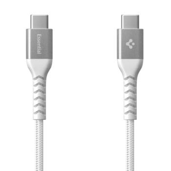 Spigen EB10010CCA USB-C-USB-C töltő- és adatkábel, fehér, 100W, 1m, fehér kép