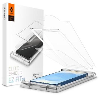 Spigen EliteShield EZ Fit HD Samsung Galaxy S25+ kijelzővédő fólia felhelyező kerettel (1db) kép