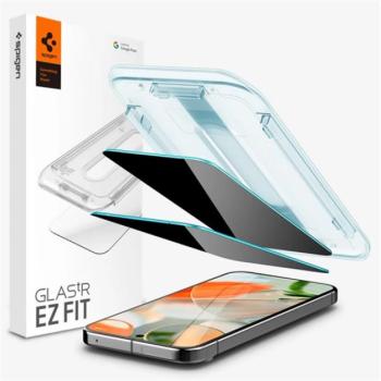SPIGEN EZ FIT képernyővédő üveg (2.5D, betekintés védelem, 0.2mm, 9H + segédkeret) ÁTLÁTSZÓ Google Pixel 9 Pro, Pixel 9 kép