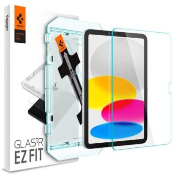 SPIGEN EZ FIT képernyővédő üveg (2.5D, tokbarát, ultravékony, 0.2mm, 9H + segédkeret) ÁTLÁTSZÓ Apple IPAD 11 (2025), IPAD 10.9 (2022) kép