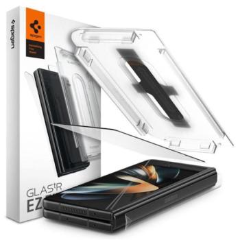 SPIGEN FC képernyővédő üveg (2.5D, ujjlenyomatmentes, extra karcálló, 9H, ultravékony, 0.3mm, színkiemelés) ÁTLÁTSZÓ Samsung Galaxy Z Fold 4 (SM-F936) kép