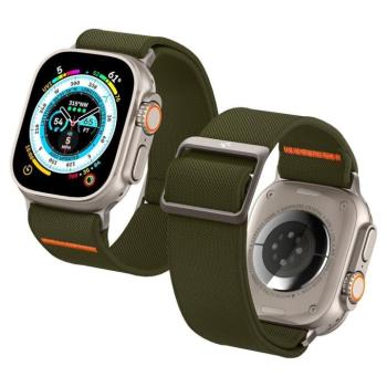 SPIGEN Fit Lite Ultra csereszíj Apple Watch 1/2/3/4/5/6/7/8/9/SE/SE2/Ultra/Ultra2 (42/44/45/49mm) - olajzöld  kép