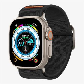 SPIGEN FIT LITE ULTRA pótszíj (egyedi méret, textil, állítható) FEKETE kép
