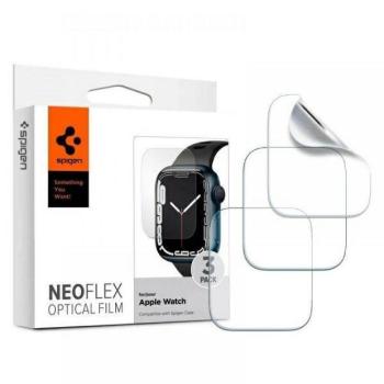Spigen Folia Neo Flex Apple Watch 7 (45mm) 3db nedves felvitelű kijelzővédő fólia kép