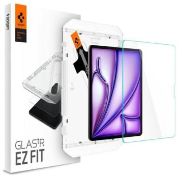 Spigen GLAS.tR EZ Fit edzett üveg felhelyezést segítő kerettel iPad Air 6 13&quot; (2024) kép