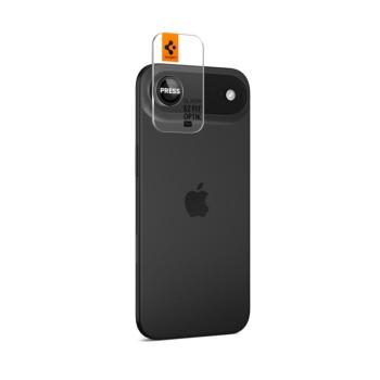 Spigen Glas.tR EZ Fit Optik Pro Apple iPhone Air (2025) Tempered kameralencse-védő fólia felhelyező kerettel, fekete (2db) kép