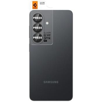 Spigen Glas.tR EZ Fit Optik Pro HD Samsung Galaxy S26 Tempered kameralencse-védő fólia felhelyező kerettel, fekete (2db) kép