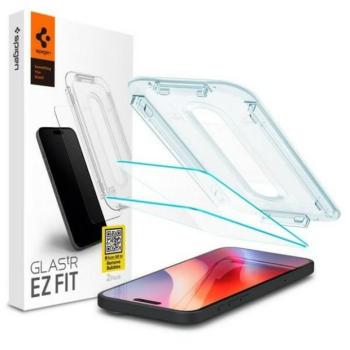Spigen Glas.tR ”EZ FIT” üvegfólia felhelyezést segítő kerettel iPhone 16 Pro Max (2 db) kép