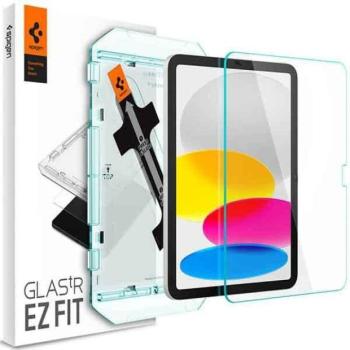Spigen Glas.TR iPad 10.9 2022 &quot;EZ FIT&quot; szerelőkeret + edzett üveg kijelzővédő fólia kép