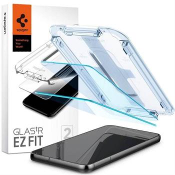 SPIGEN GLAS.TR &quot;EZ FIT&quot; 2-es csomag Samsung Galaxy S23 PLUS átlátszó EDZETT ÜVEG KIJELZŐVÉDŐ FÓLIA kép