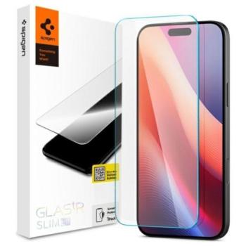 Spigen GLAS.TR SLIM edzett üveg iPhone 15/16 kép