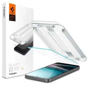 Spigen Glas.tR SLIM EZ Fit HD Samsung Galaxy A37 / Galaxy A36 tempered kijelzővédő fólia felhelyező kerettel kép