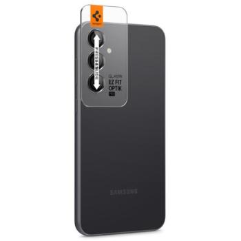 Spigen Glas.tR SLIM EZ Fit Optik Pro Samsung Galaxy S23 FE Tempered kameralencse-védő fólia felhelyező kerettel, fekete (2db) kép