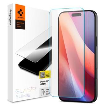 Spigen Glas.tR SLIM HD Apple iPhone 16 Pro / 17 / 17 Pro Tempered kijelzővédő fólia (1db) AGL07937 kép