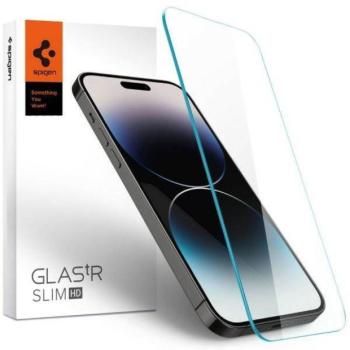 Spigen Glas.TR Slim iPhone 14 Pro Max edzett üveg képernyővédő fólia kép