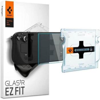 Spigen Glas.TR Steam Deck &quot;EZ FIT&quot; Edzett üveg kijelzővédő fólia kép