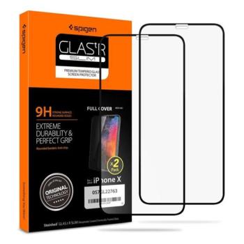 Spigen Glass FC Apple iPhone 11 Pro / Xs/X Tempered kijelzővédő fólia 2db kép