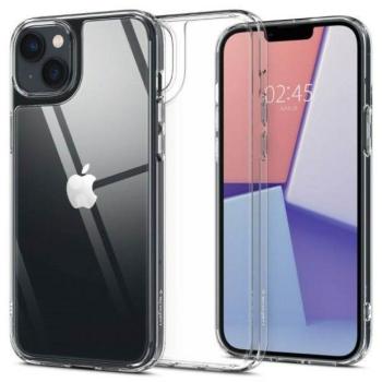Spigen kvarc hibrid iPhone 14 Plus átlátszó tok kép