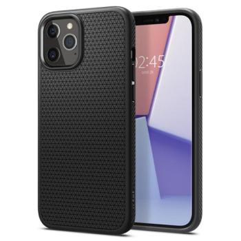 Spigen Liquid Air Apple iPhone 12/12 Pro tok, Matte Black, fekete kép