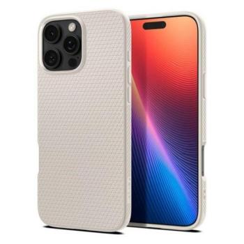 Spigen Liquid Air Apple iPhone 16 Pro Max tok, Natural Titanium, bézs kép