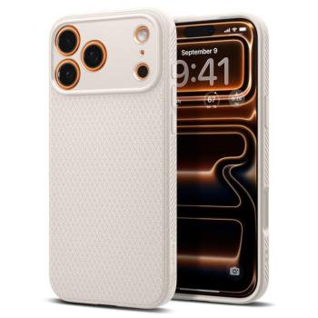 Spigen Liquid Air Apple iPhone 17 Pro Max tok, Natural Titanium, bézs kép