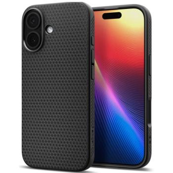 Spigen Liquid Air Apple iPhone 17 tok, Matte Black, fekete kép
