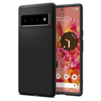 Spigen Liquid Air Google Pixel 6 Pro tok, Matte Black, fekete kép