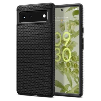 Spigen Liquid Air Google Pixel 6 tok, Matte Black, fekete kép