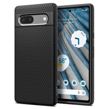 Spigen Liquid Air Google Pixel 7a tok, Matte Black, fekete kép