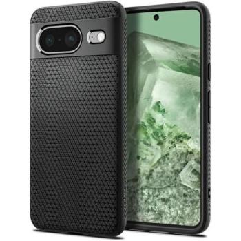 Spigen Liquid Air Google Pixel 8 fekete/matt fekete ACS06274 tok kép