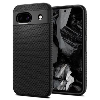 Spigen Liquid Air Google Pixel 8A tok, Matte Black, fekete kép