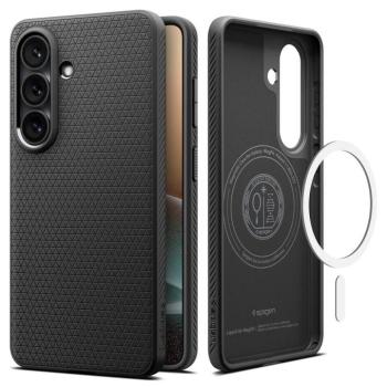 Spigen Liquid Air MagFit Samsung Galaxy S26 tok, MagSafe, Matte Black, fekete kép