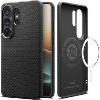 Spigen Liquid Air MagFit Samsung Galaxy S26 Ultra tok, MagSafe, Matte Black, fekete kép