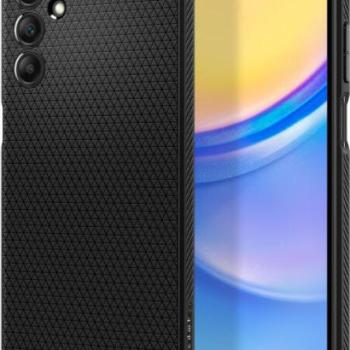 Spigen Liquid Air Samsung Galaxy A15 / A15 5G tok, Matte Black, fekete kép